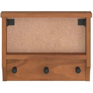 vidaXL Wall Coat Rack SANDNES - Wall Mount Pine Wood Brown - Wall Coat Rack vidaXL Wall Coat Rack SANDNES - Wall Mount Pine Wood Brown - Wall Coat Rack