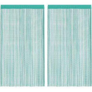 vidaXL Turquoise String Curtains Room Divider - Curtains vidaXL Turquoise String Curtains Room Divider - Curtains