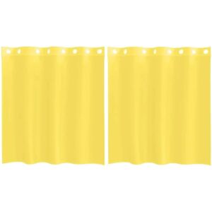 vidaXL Model mit Ösen Yellow 140x140cm - Curtains vidaXL Model mit Ösen Yellow 140x140cm - Curtains