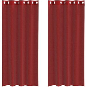 vidaXL Voile Curtain with Ösen - 140x225cm - Semi-transparent vidaXL Voile Curtain with Ösen - 140x225cm - Semi-transparent