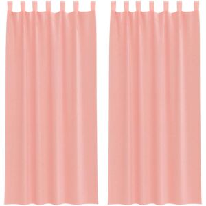 vidaXL Voile Curtain - mit Schlaufen - 140x245 cm - Rosarot - Voile Curtain vidaXL Voile Curtain - mit Schlaufen - 140x245 cm - Rosarot - Voile Curtain