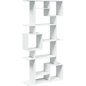 vidaXL Book Cabinet White 92x29x188 cm Engineered Wood - Book Cabinet vidaXL Book Cabinet White 92x29x188 cm Engineered Wood - Book Cabinet