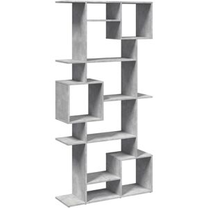 vidaXL 3310319 Wohnzimmer Bücherregal - Graues Regal, 92x29x188 cm vidaXL 3310319 Wohnzimmer Bücherregal - Graues Regal, 92x29x188 cm