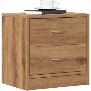 vidaXL Bedside Cabinet Artisian Oak 40x30x40 cm - Bedside Cabinet vidaXL Bedside Cabinet Artisian Oak 40x30x40 cm - Bedside Cabinet