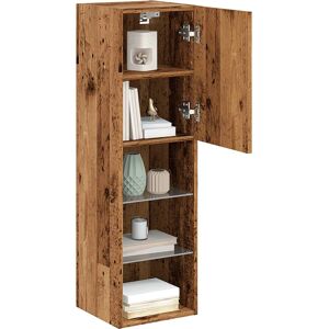 vidaXL Old Wood TV Cabinet with LED Lights - TV Storage vidaXL Old Wood TV Cabinet with LED Lights - TV Storage