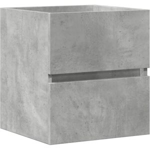 vidaXL Sink Cabinet Concrete Grey 41x38.5x45 cm Engineered Wood - Sink Cabinet vidaXL Sink Cabinet Concrete Grey 41x38.5x45 cm Engineered Wood - Sink Cabinet