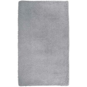 vidaXL Rectangular Silbergrau 80x150cm Polyester Rug - Carpet vidaXL Rectangular Silbergrau 80x150cm Polyester Rug - Carpet
