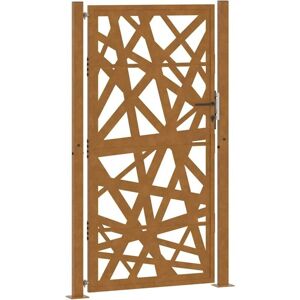 vidaXL Garden Gate - Weatherproof Steel Laser-Cut - Rust-Resistant - Garden & Property Boundary vidaXL Garden Gate - Weatherproof Steel Laser-Cut - Rust-Resistant - Garden & Property Boundary