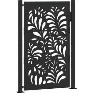 Vidaxl Steel Garden Gate - Elegant, Weather-Resistant, 105x155 cm Vidaxl Steel Garden Gate - Elegant, Weather-Resistant, 105x155 cm