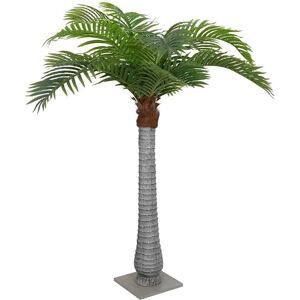 vidaXL Artificial Palm Tree - 200 cm, Green, 15 Leaves vidaXL Artificial Palm Tree - 200 cm, Green, 15 Leaves