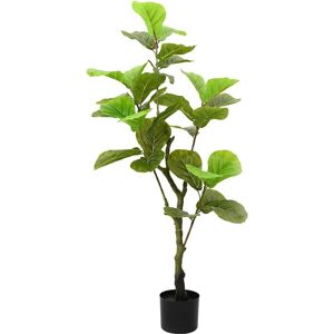 vidaXL Artificial Ficus Tree 125 cm - Artificial Tree vidaXL Artificial Ficus Tree 125 cm - Artificial Tree