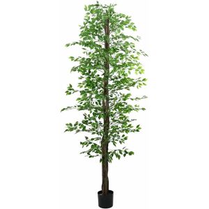 vidaXL Artificial Ficus Plant - 300cm, 2016 Leaves, Green vidaXL Artificial Ficus Plant - 300cm, 2016 Leaves, Green
