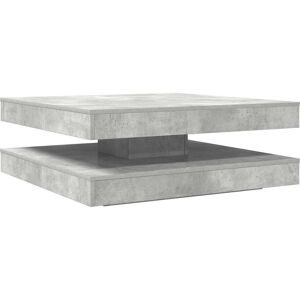 vidaXL Table basse tournante gris béton 360° - Table de salon - Publicité vidaXL Table basse tournante gris béton 360° - Table de salon - Publicité