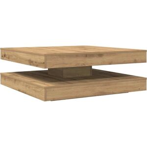 vidaXL Coffee Table 360-Degree Rotatable Artisan Oak 90x90x34.5 cm vidaXL Coffee Table 360-Degree Rotatable Artisan Oak 90x90x34.5 cm