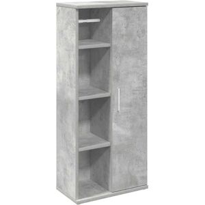 vidaXL Bathroom Furniture Set - Grey Storage Cabinet with Roll Holder - Bathroom Furniture vidaXL Bathroom Furniture Set - Grey Storage Cabinet with Roll Holder - Bathroom Furniture