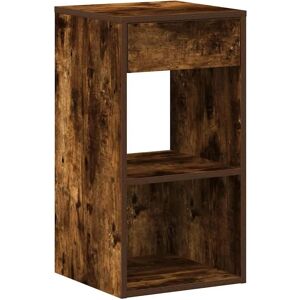 vidaXL Natbord - Røgflettet eg - 1 skuffe vidaXL Natbord - Røgflettet eg - 1 skuffe