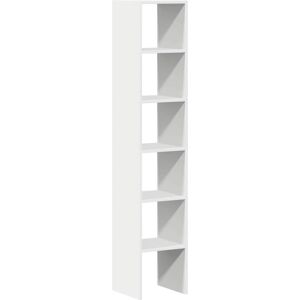 vidaXL Bücherregal - Stapelbar Weiß 30x30x80 cm - Aufbewahrung vidaXL Bücherregal - Stapelbar Weiß 30x30x80 cm - Aufbewahrung