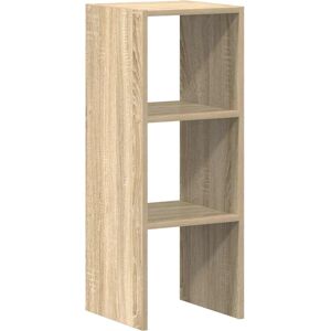 vidaXL Sonoma Oak Stackable Bookcase - Book Storage Shelf vidaXL Sonoma Oak Stackable Bookcase - Book Storage Shelf