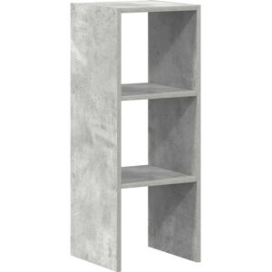 vidaXL Concrete Grey Stackable Bookshelf - Bookshelf vidaXL Concrete Grey Stackable Bookshelf - Bookshelf