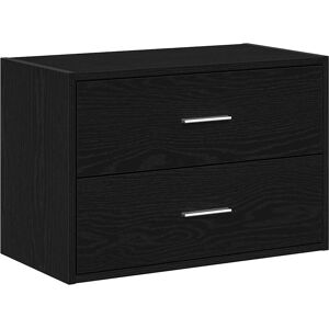 vidaXL Black Oak Cabinet - Storage Furniture vidaXL Black Oak Cabinet - Storage Furniture