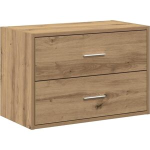 vidaXL Cabinets with 2 Drawers - Storage Cabinet - Artisan Oak vidaXL Cabinets with 2 Drawers - Storage Cabinet - Artisan Oak