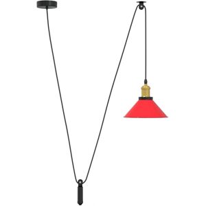 vidaXL Hanglamp Verstelbare Hoogte E27 Glanzend Donkerblauw - Hanglamp vidaXL Hanglamp Verstelbare Hoogte E27 Glanzend Donkerblauw - Hanglamp