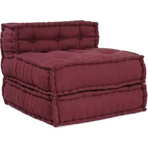 vidaXL Pouf Modular - Granate - 70x70x54 cm - Pouf - Publicité vidaXL Pouf Modular - Granate - 70x70x54 cm - Pouf - Publicité