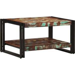 vidaXL Multi-color Reclaimed Wood Coffee Table 70x50x38 cm - Coffee Table vidaXL Multi-color Reclaimed Wood Coffee Table 70x50x38 cm - Coffee Table
