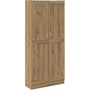 vidaXL Highboard Oak 82.5x30.5x185 cm Engineered Wood - Highboard vidaXL Highboard Oak 82.5x30.5x185 cm Engineered Wood - Highboard