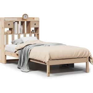 vidaXL Seng med bogreol - Holdbart gran 75x190cm vidaXL Seng med bogreol - Holdbart gran 75x190cm