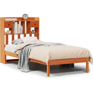 vidaXL 3321644 Seng med bokhylle - Stabilt furu ramme vidaXL 3321644 Seng med bokhylle - Stabilt furu ramme