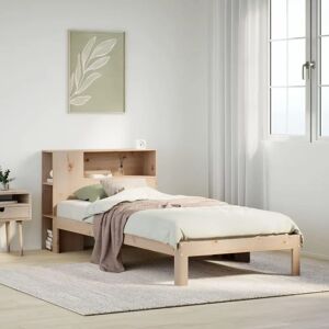 vidaXL Bed with Bookcase - 90x190cm - Solid Pinewood vidaXL Bed with Bookcase - 90x190cm - Solid Pinewood