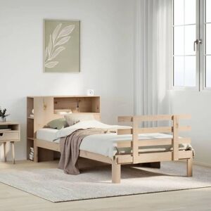 Vidaxl Wooden Bed with Shelf - Space-saving Bedroom Furniture Vidaxl Wooden Bed with Shelf - Space-saving Bedroom Furniture
