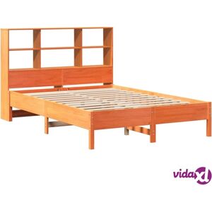 vidaXL Bookcase Bed with Storage - Solid Pine Wood - 160x200cm vidaXL Bookcase Bed with Storage - Solid Pine Wood - 160x200cm
