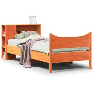 vidaXL Bed Frame with Storage Compartments - 75x190cm Solid Pine Wood vidaXL Bed Frame with Storage Compartments - 75x190cm Solid Pine Wood