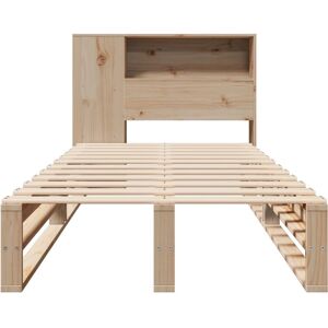 vidaXL Bookcase Bed with Storage - 90x190 cm Solid Wood vidaXL Bookcase Bed with Storage - 90x190 cm Solid Wood