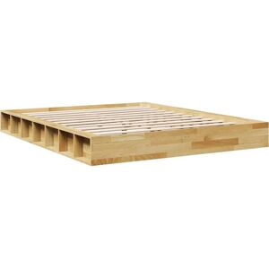 vidaXL Oak Bed Frame - Support 150x200 cm - Bedroom Furniture vidaXL Oak Bed Frame - Support 150x200 cm - Bedroom Furniture