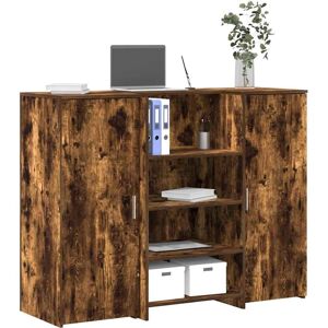 VidaXL Durable Brown Reception Desk - Reception Desk VidaXL Durable Brown Reception Desk - Reception Desk