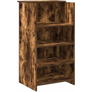 VidaXL Durable Brown Reception Desk - Reception Desk VidaXL Durable Brown Reception Desk - Reception Desk