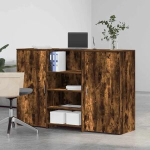 VidaXL Model 376746 Brown Engineering Wood Reception Desk VidaXL Model 376746 Brown Engineering Wood Reception Desk