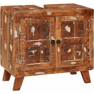 VidaXL Bathroom Cabinet - Reclaimed Wood, Multicolor, 60x33x55 cm VidaXL Bathroom Cabinet - Reclaimed Wood, Multicolor, 60x33x55 cm