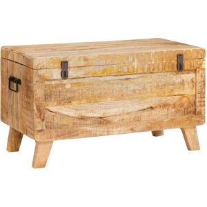 vidaXL Opbevaringsboks - 70x35x40 cm - Massivt mangotræ vidaXL Opbevaringsboks - 70x35x40 cm - Massivt mangotræ