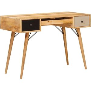 Vidaxl Trearbeid Bord Brun 110x55x76cm Massiv Mango - Moderne Rektangulær Vidaxl Trearbeid Bord Brun 110x55x76cm Massiv Mango - Moderne Rektangulær