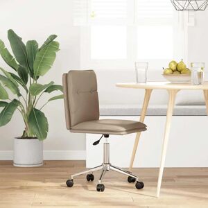 vidaXL Spisebordsstol Cappuccino Kunstlæder - Spisebordsstol vidaXL Spisebordsstol Cappuccino Kunstlæder - Spisebordsstol