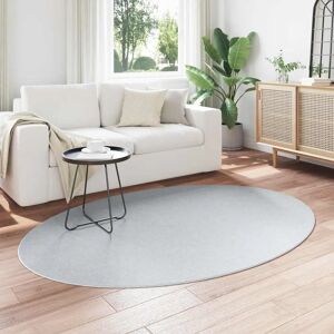 Vidaxl Gray Huarte Oval Carpet - Carpet Vidaxl Gray Huarte Oval Carpet - Carpet