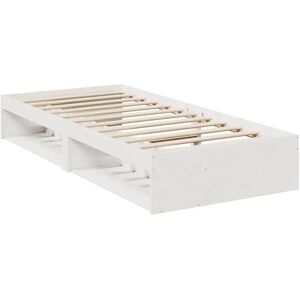 vidaXL White 80x200cm Multi-Use Day Bed - Day Bed vidaXL White 80x200cm Multi-Use Day Bed - Day Bed