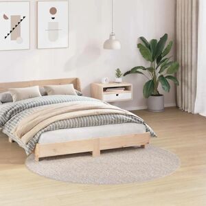 Vidaxl Crème Ronde Polyestervloerkleed - Vloerkleed Vidaxl Crème Ronde Polyestervloerkleed - Vloerkleed