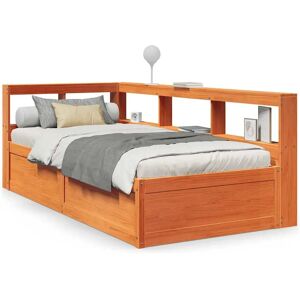 vidaXL Seng med Oppbevaringshodegjerde - Massivt furu - Plassbesparende L-formet design vidaXL Seng med Oppbevaringshodegjerde - Massivt furu - Plassbesparende L-formet design