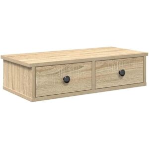 vidaXL Sonoma Eg vægskab med skuffer - Hylde vidaXL Sonoma Eg vægskab med skuffer - Hylde