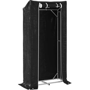 vidaxL Firewood Rack - Galvanised Steel Rain Cover - Outdoor vidaxL Firewood Rack - Galvanised Steel Rain Cover - Outdoor